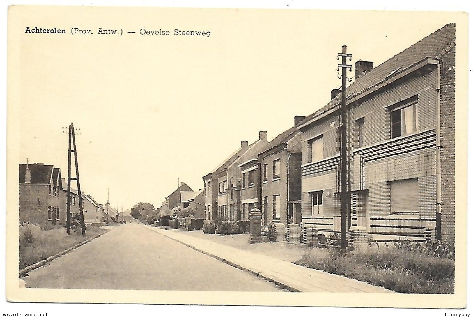 CPA Achterolen, Oevelse Steenweg - Olen