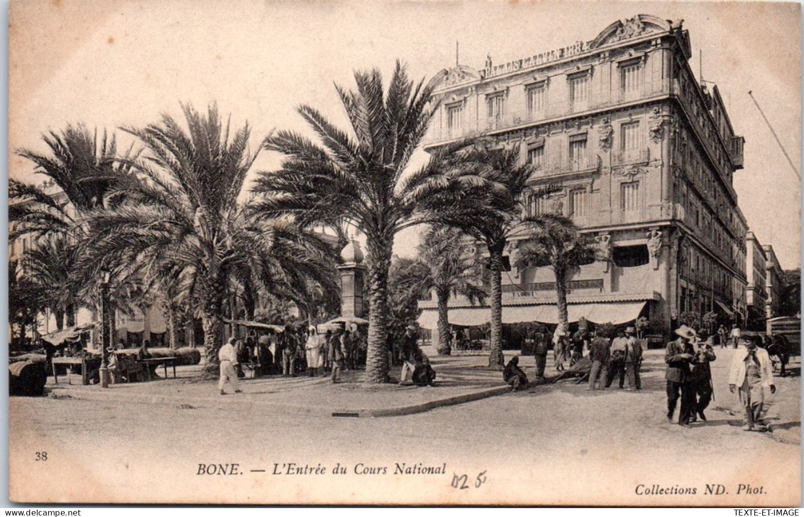 ALGERIE - BONE - Entree Du Cours National  - Annaba (Bône)