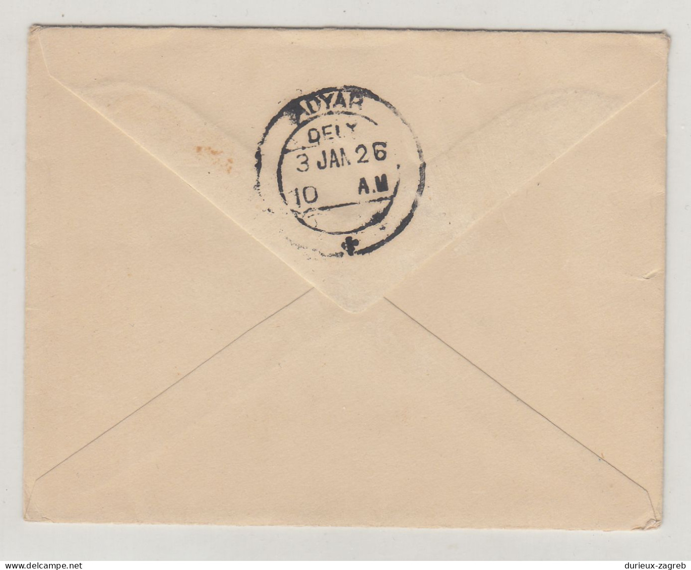 India Letter Cover Posted 1926 B240401 - 1911-35 Koning George V