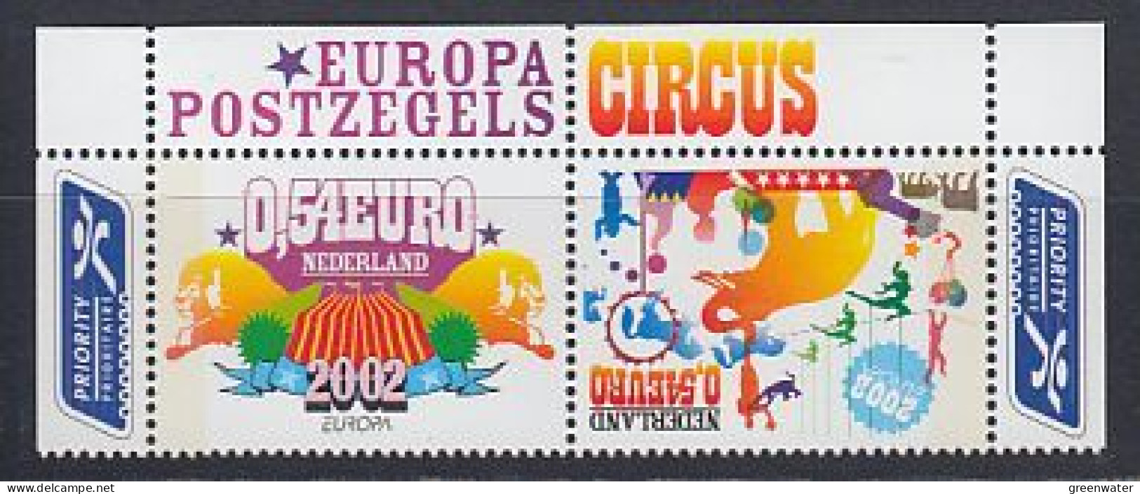 Europa Cept 2002 Netherlands 2v ** Mnh (59440A) - 2002