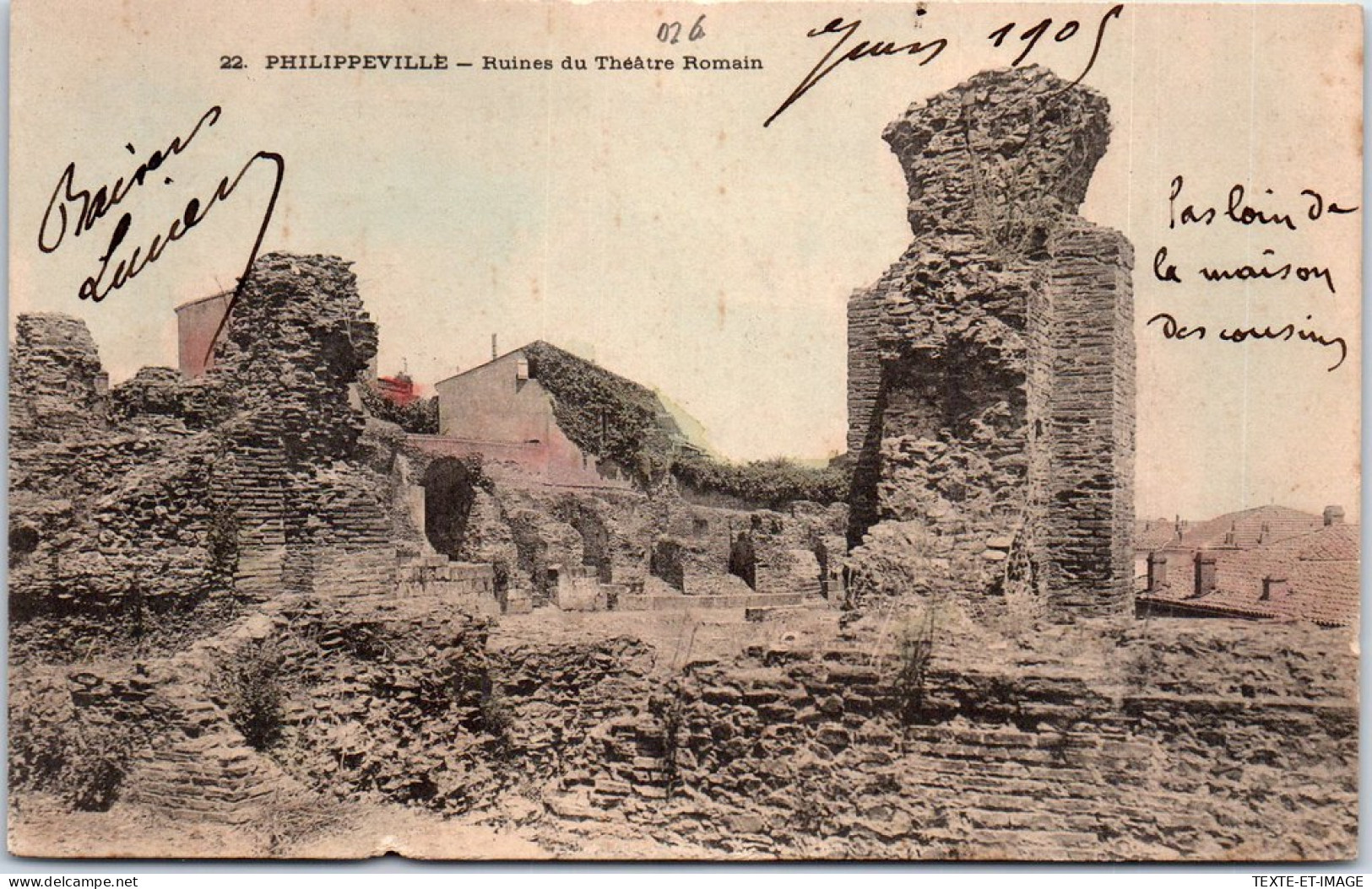 ALGERIE - PHILIPPEVILLE - Ruines Du Theatre Romain. - Skikda (Philippeville)