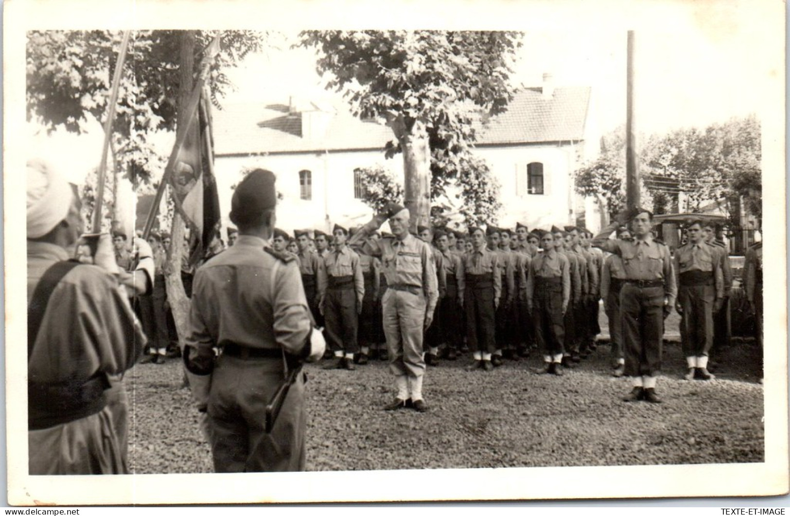 ALGERIE - MEDEA - CARTE PHOTO - Ceremonie 14 Juillet 1948 - Médéa