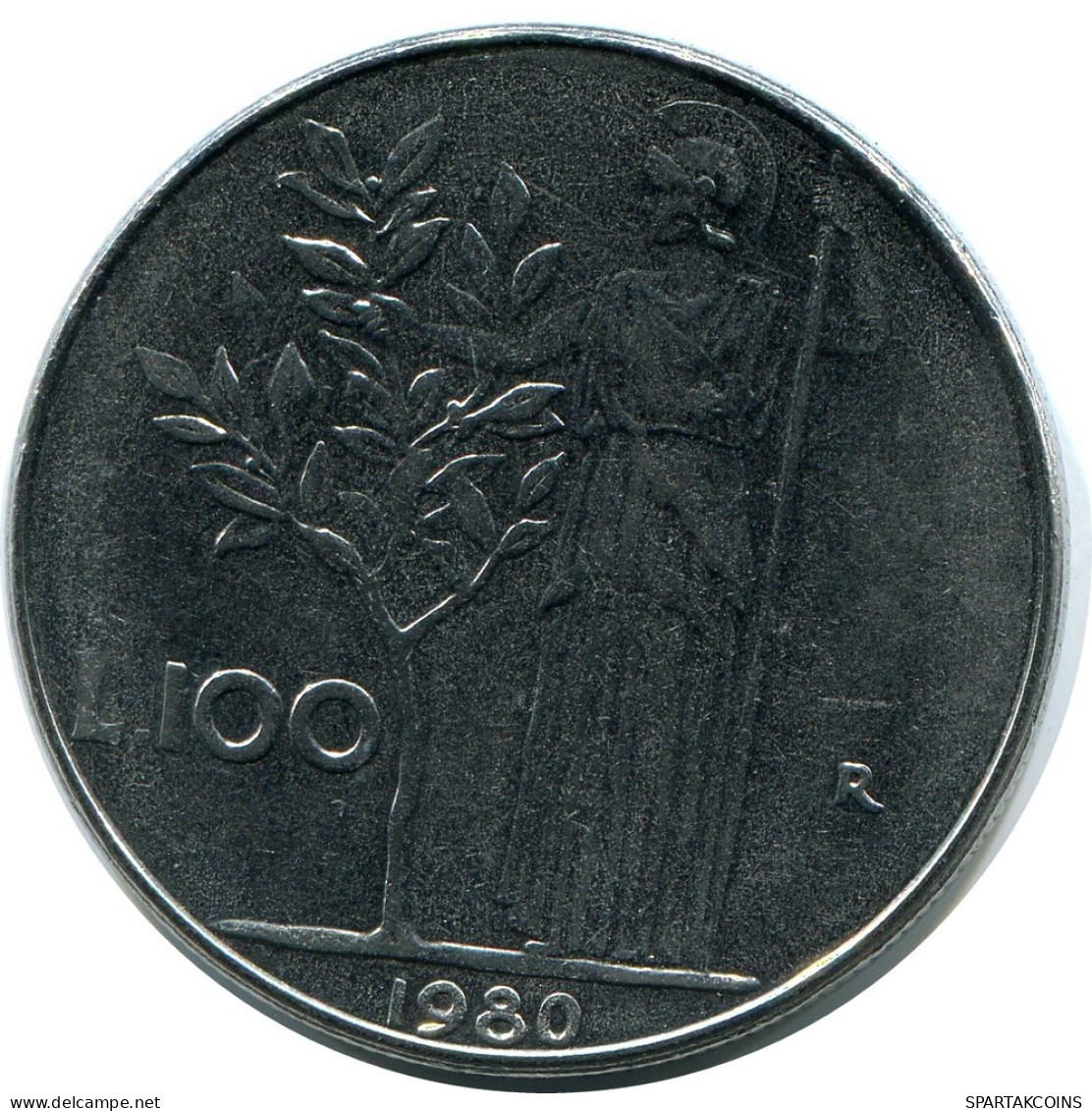 100 LIRE 1980 ITALY Coin #AZ487.U.A - 100 Liras