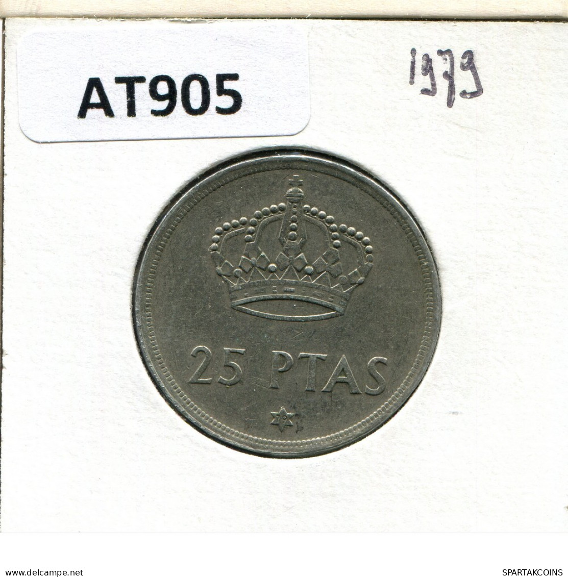 25 PESETAS 1975 SPANIEN SPAIN Münze #AT905.D.A - 25 Pesetas