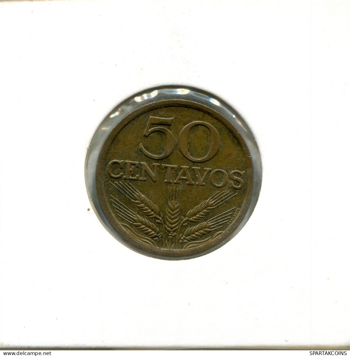 50 CENTAVOS 1977 PORTUGAL Coin #AT314.U.A - Portugal