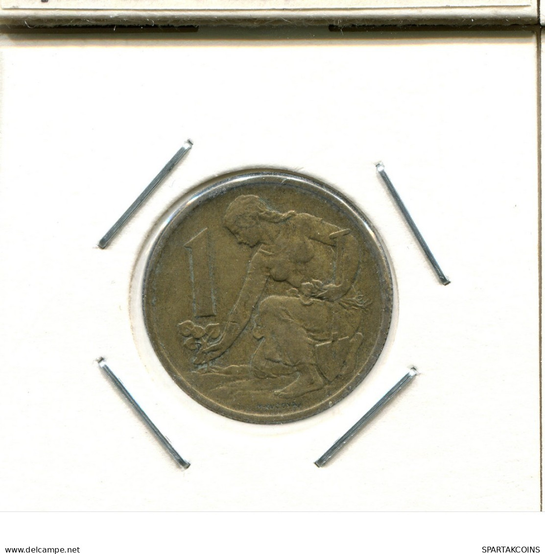 1 KORUNA 1969 CHECOSLOVAQUIA CZECHOESLOVAQUIA SLOVAKIA Moneda #AS521.E.A - Tchécoslovaquie