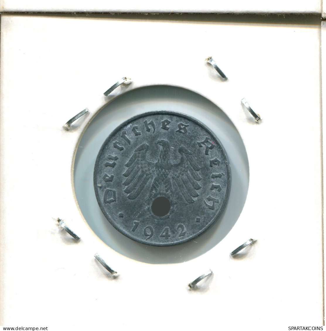 10 REISCHPFENNIG 1942 B GERMANY Coin #AW462.U.A - 10 Reichspfennig