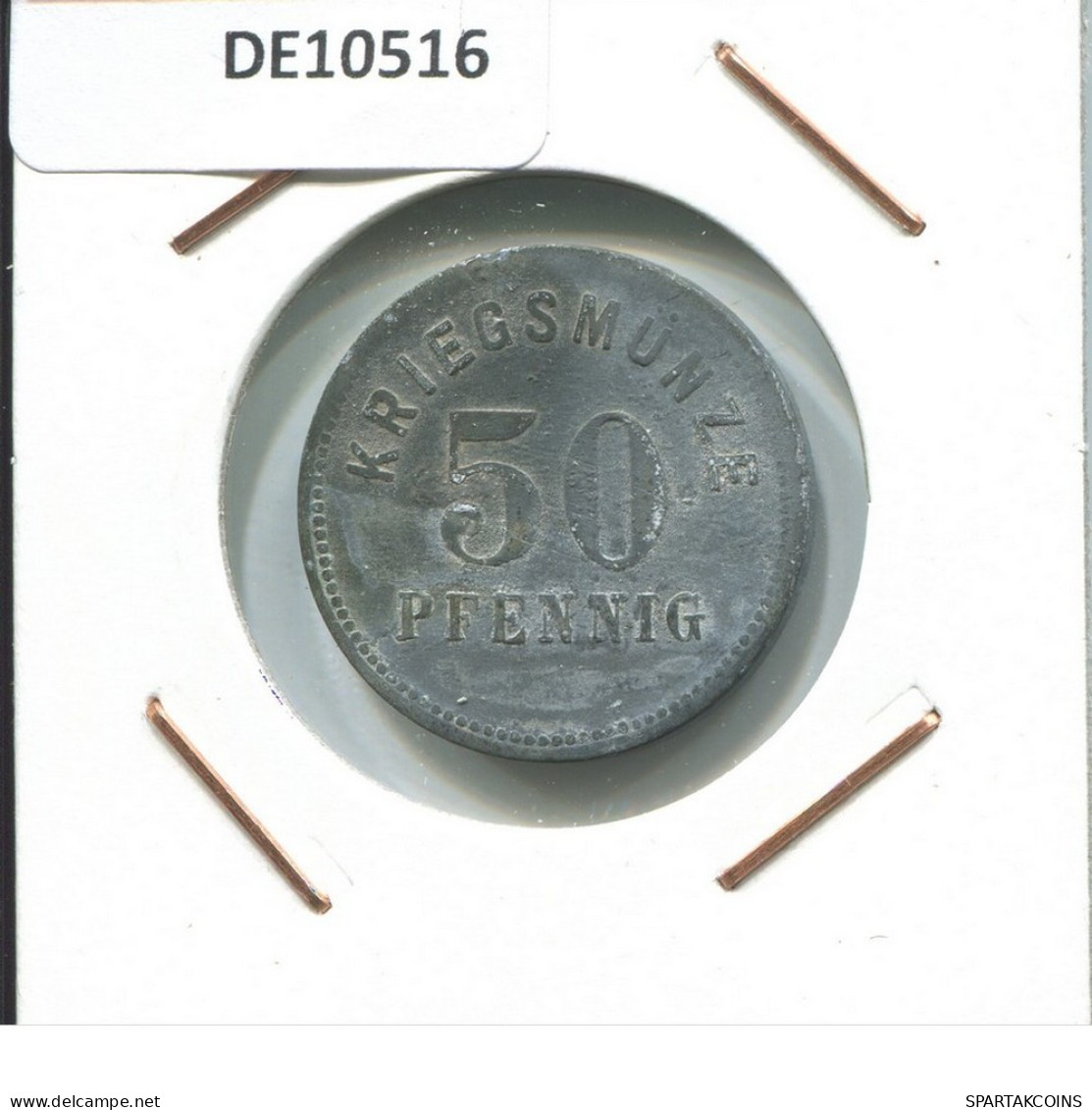 50 PFENNIG 1917 BENSHEIM NOTGELD DEUTSCHLAND Münze GERMANY #DE10516.6.D.A - 50 Renten- & 50 Reichspfennig