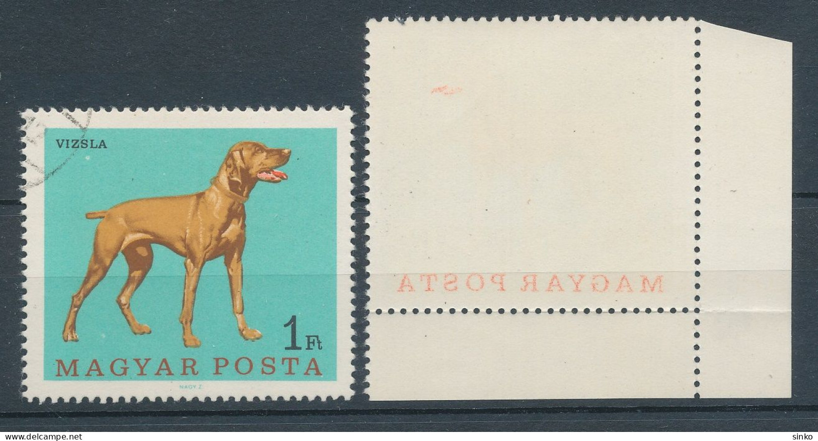1967. Hungarian Dog Breeds (II.) - Misprint - Varietà & Curiosità