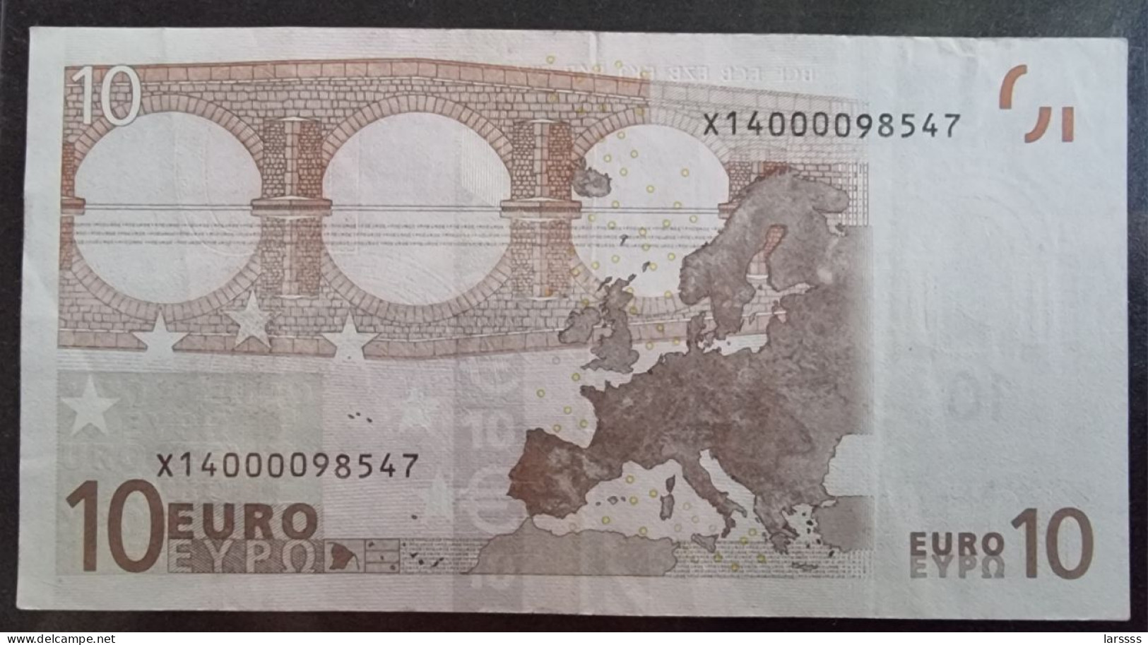 1 X 10€ Euro Duisenberg P002A6 X14000098547 - Low Number - 10 Euro