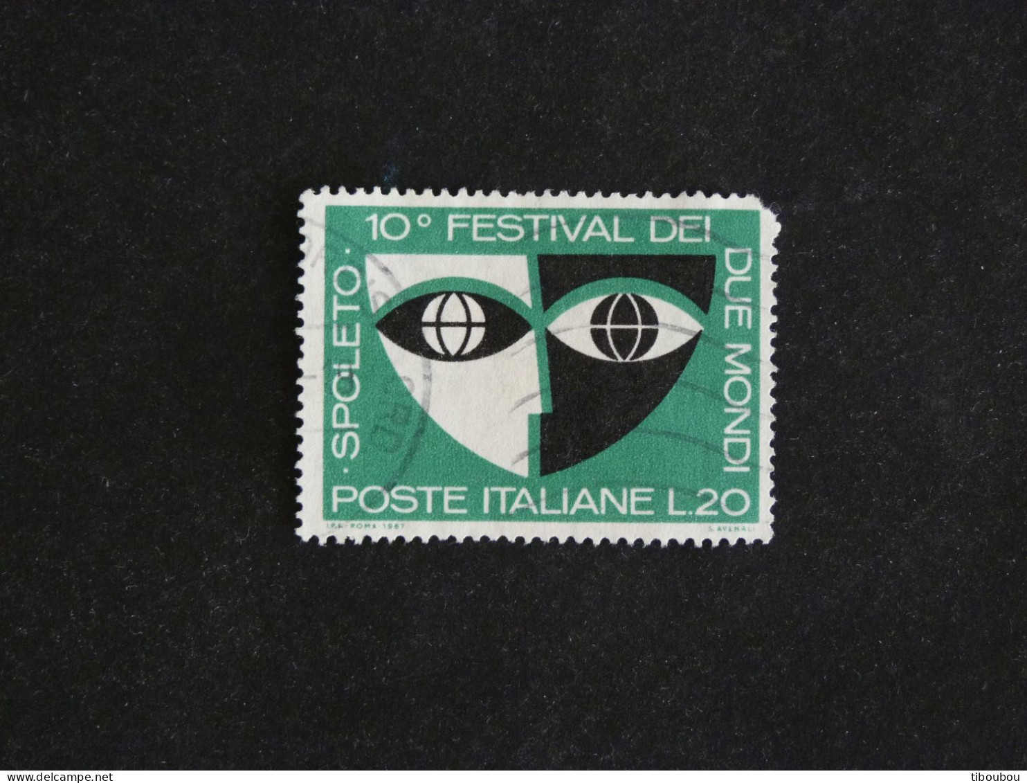 ITALIE ITALIA YT 975 OBLITERE - FESTIVAL DES DEUX MONDES A SPOLETE - 1961-70: Oblitérés