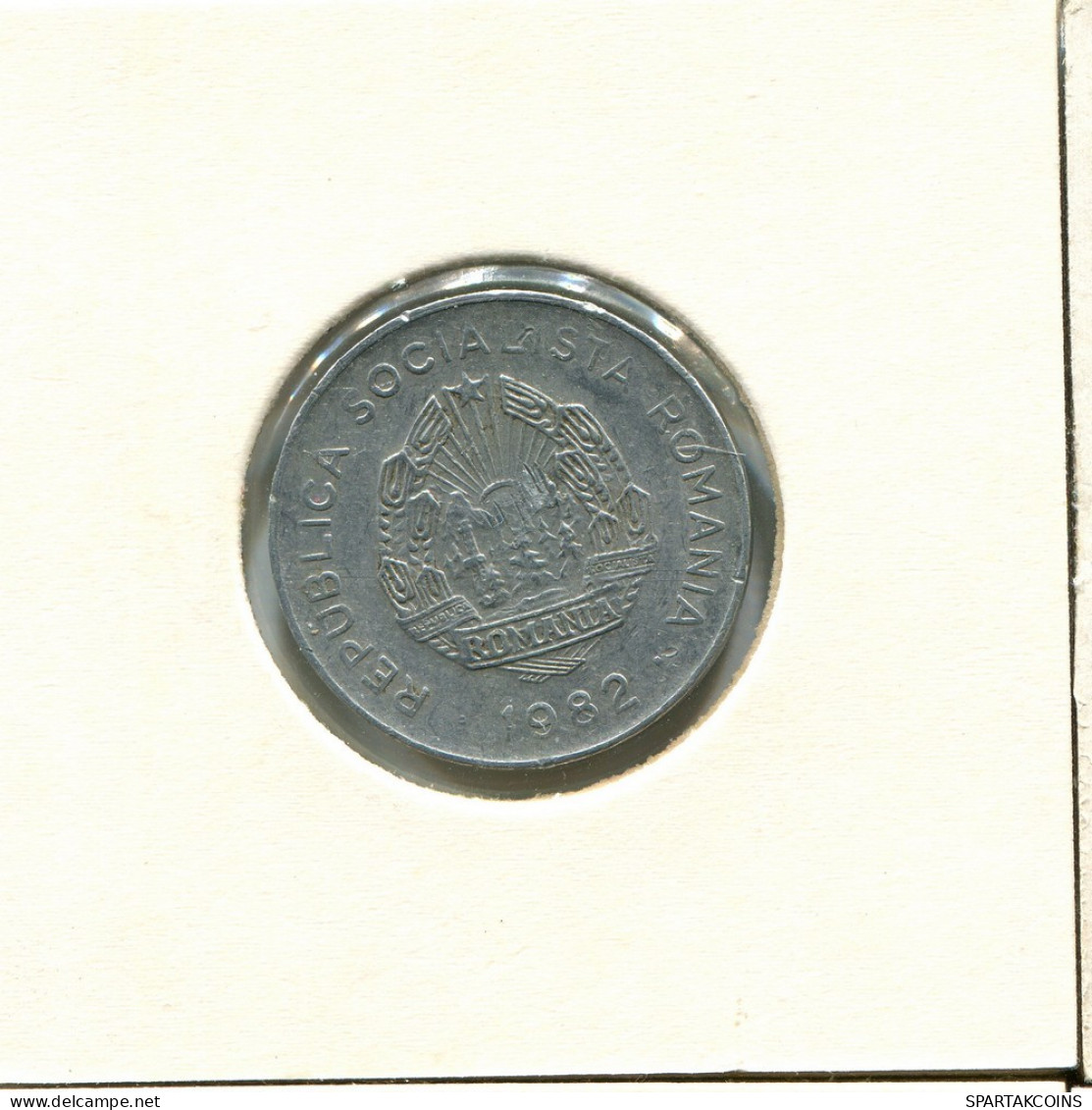 25 BANI 1982 ROMÁN OMANIA Moneda #AV105.E.A - Rumania