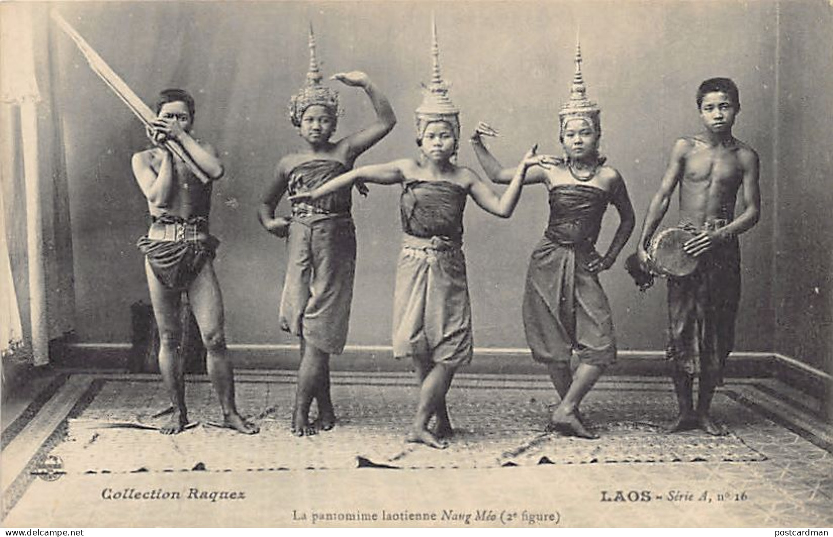 Laos - La Pantomine Laotienne Nang Méo (2e Figure) - Ed. Collection Raquez Série A - N. 16 - Laos