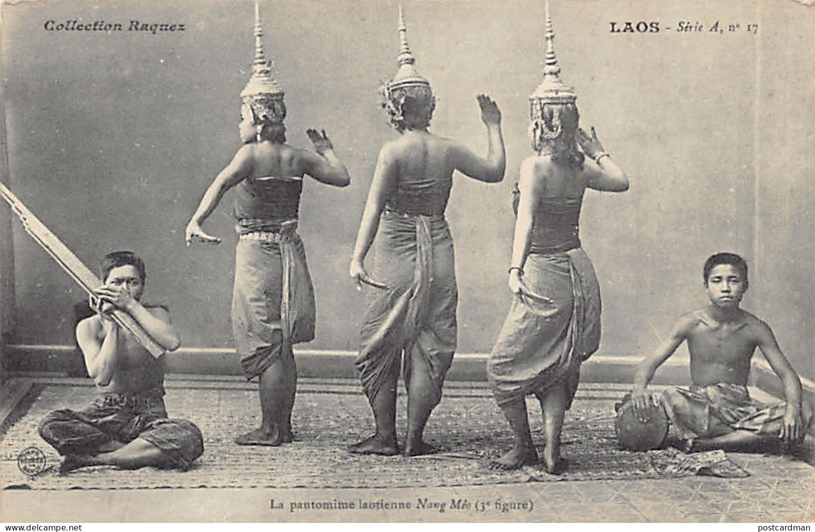 Laos - La Pantomine Laotienne Nang Méo (3e Figure) - Ed. Collection Raquez Série A - N. 17 - Laos