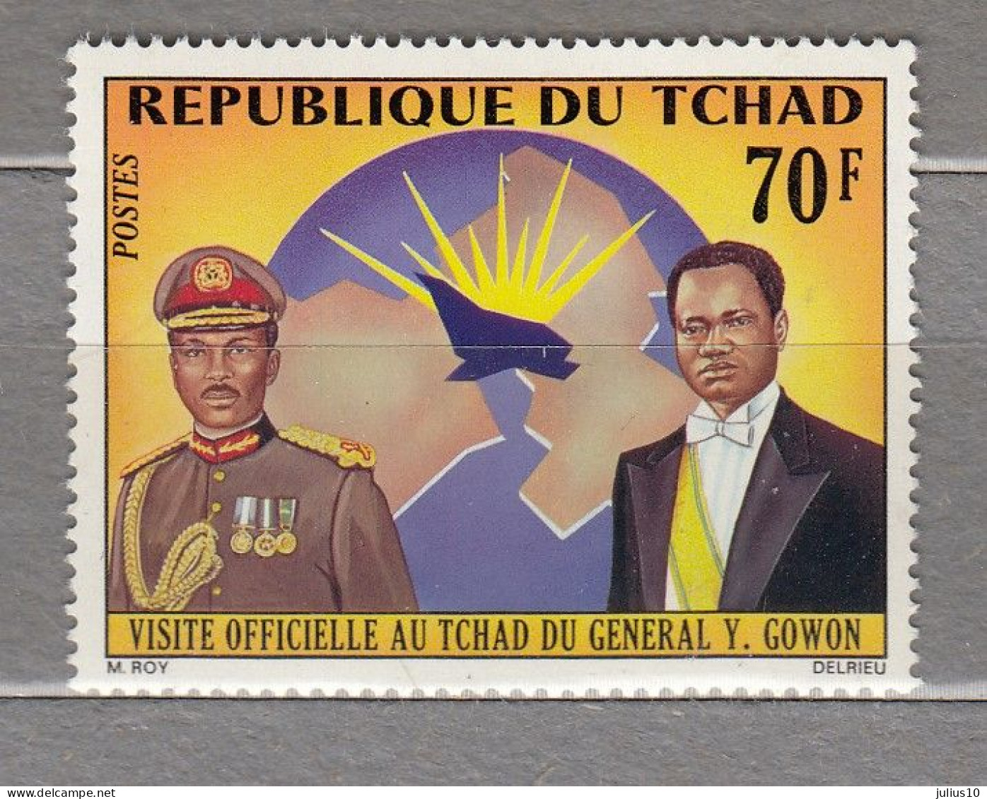 TCHAD 1972 Famous People MNH (**) #34058 - Tschad (1960-...)