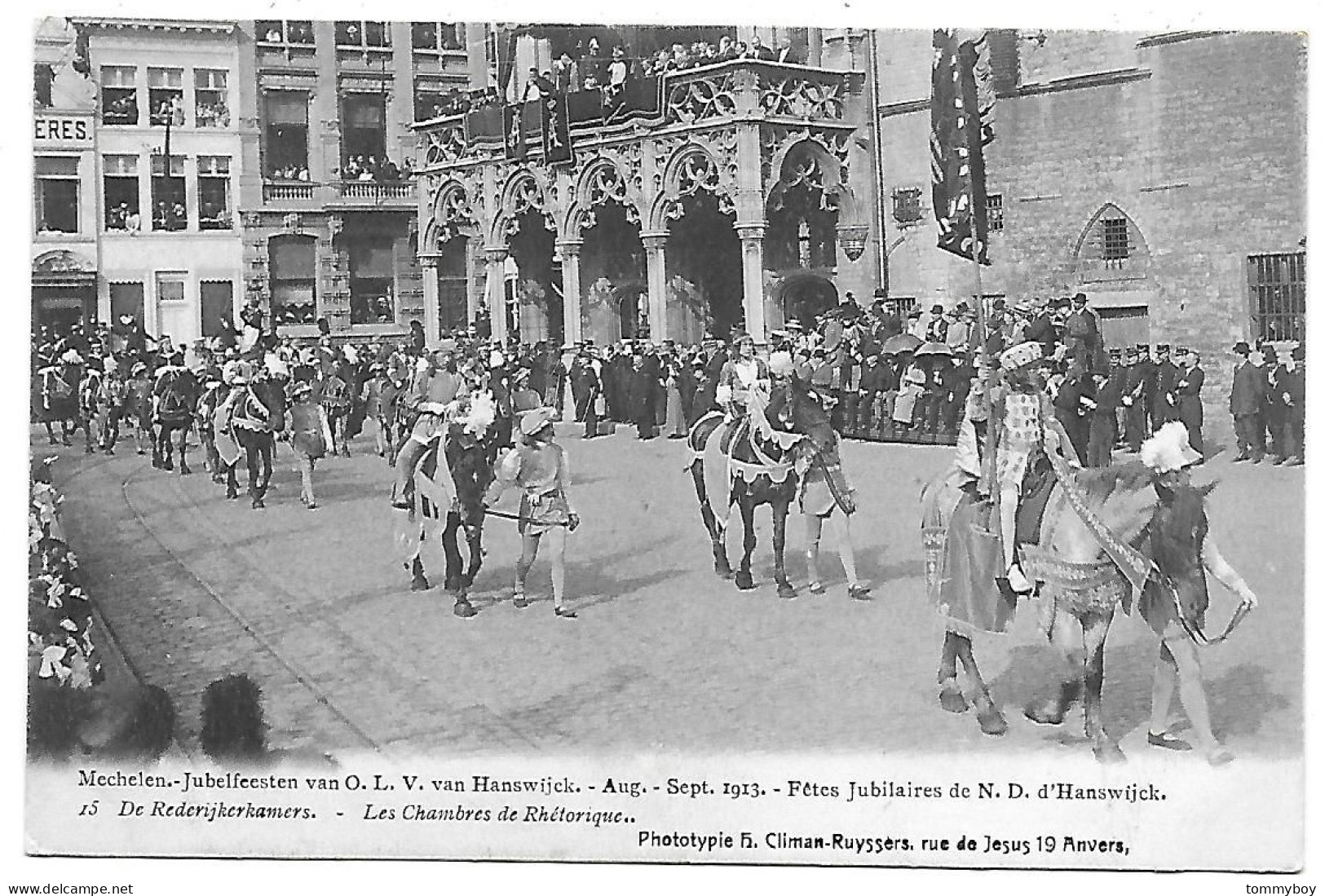 CPA Mechelen, Jubelfeesten Van O.L. V. Van Hanswijck - Mechelen