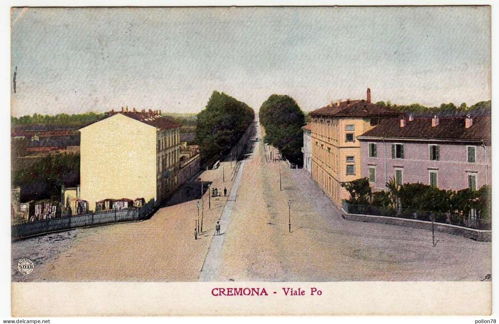 CREMONA - VIALE PO - 1909 - Vedi Retro - Formato Piccolo - Cremona