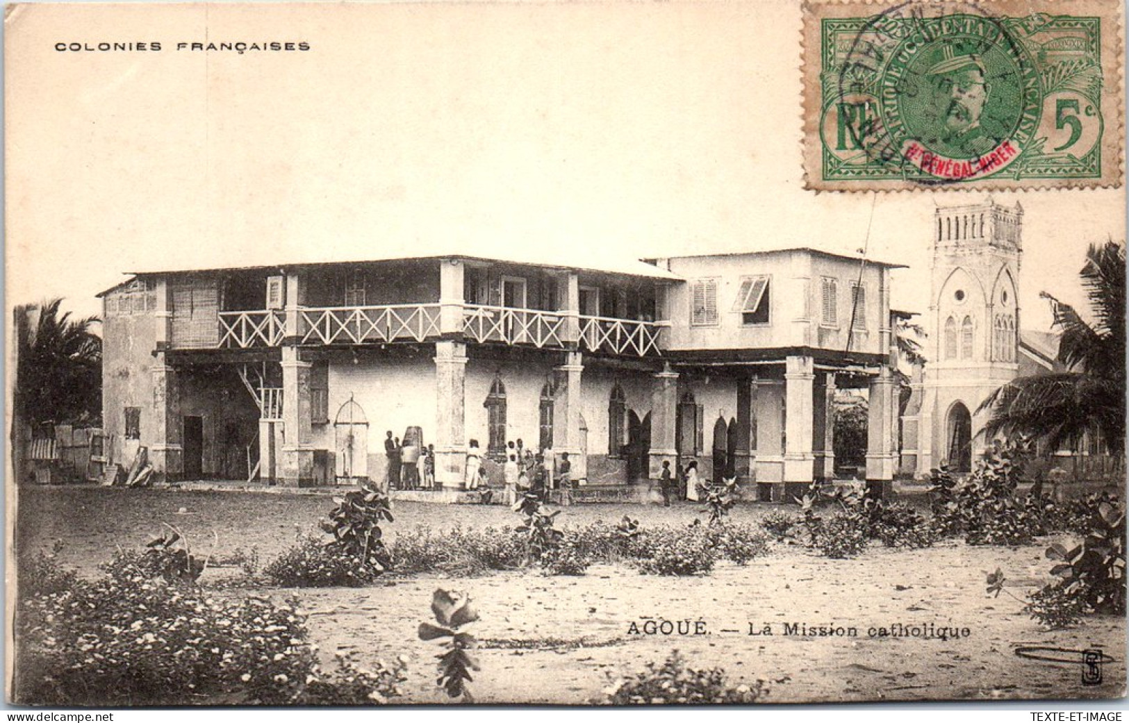 BENIN DAHOMEY - AGOUE - La Mission Catholique  - Benín