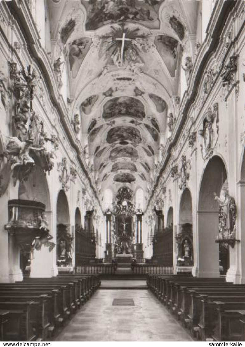 7752 - Ochsenhausen - Stadtpfarrkirche - Mittelschiff - Ca. 1955 - Biberach