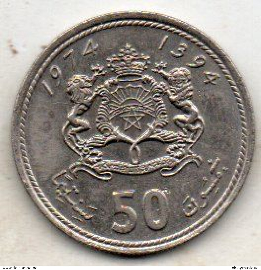 50 Santima 1974 - Marokko