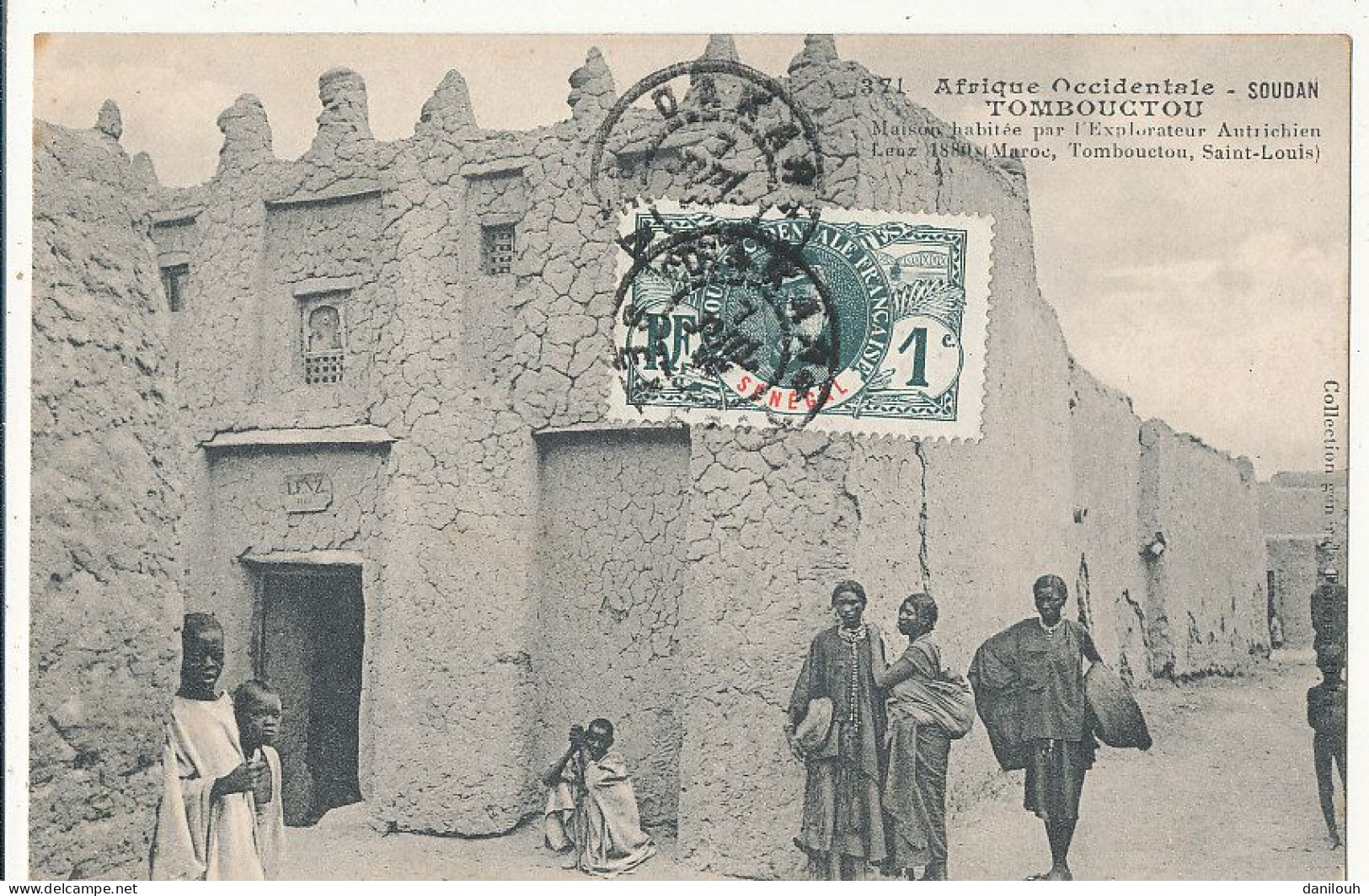 SOUDAN / TOMBOUCTOU  Maison Habitée Par L'explorateur Autrichien LENS 371 - Sudan