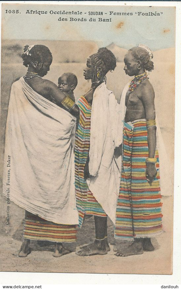SOUDAN / FEMMES FOULBES Des Bords Du Bani  1085  Edit Fortier - Sudan