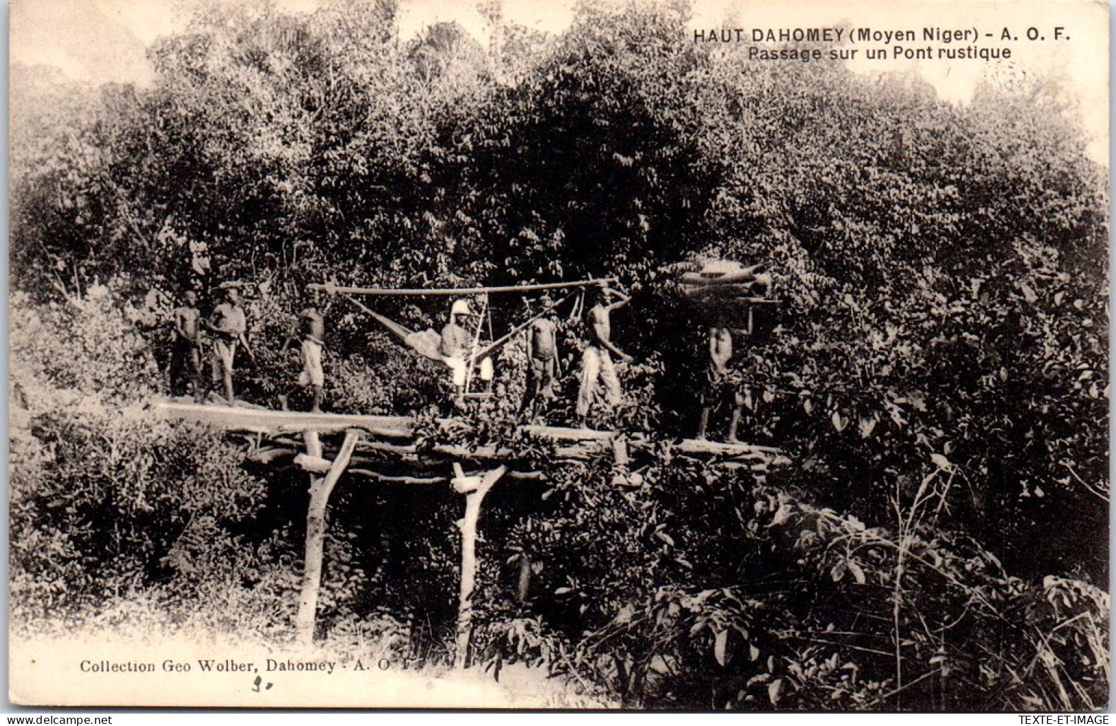 DAHOMEY - Passage Sur Un Pont Rustique  - Dahomey