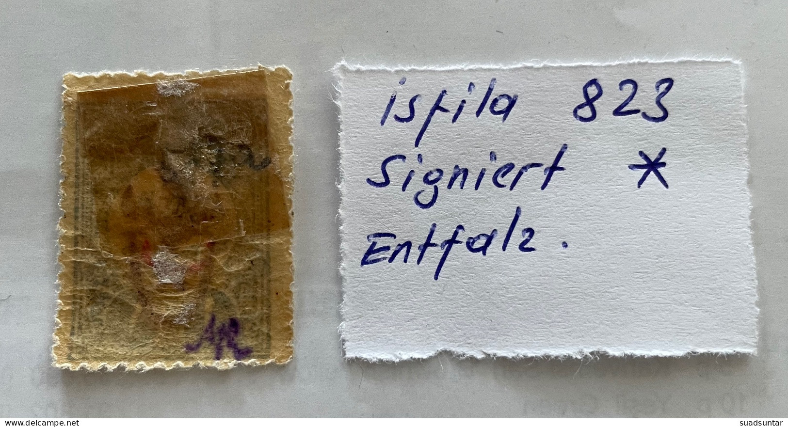 1917 Overprinted War Issues Stamps PTT Isfila 823 MH Signiert - Ongebruikt