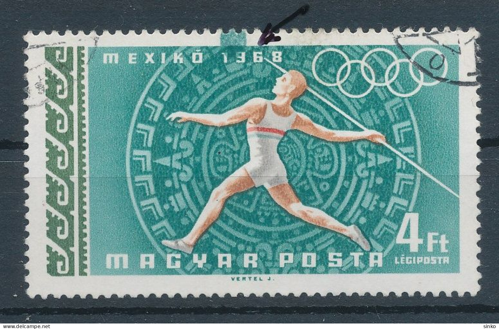 1968. Olympics (V.) - Mexico - L - Misprint - Errors, Freaks & Oddities (EFO)
