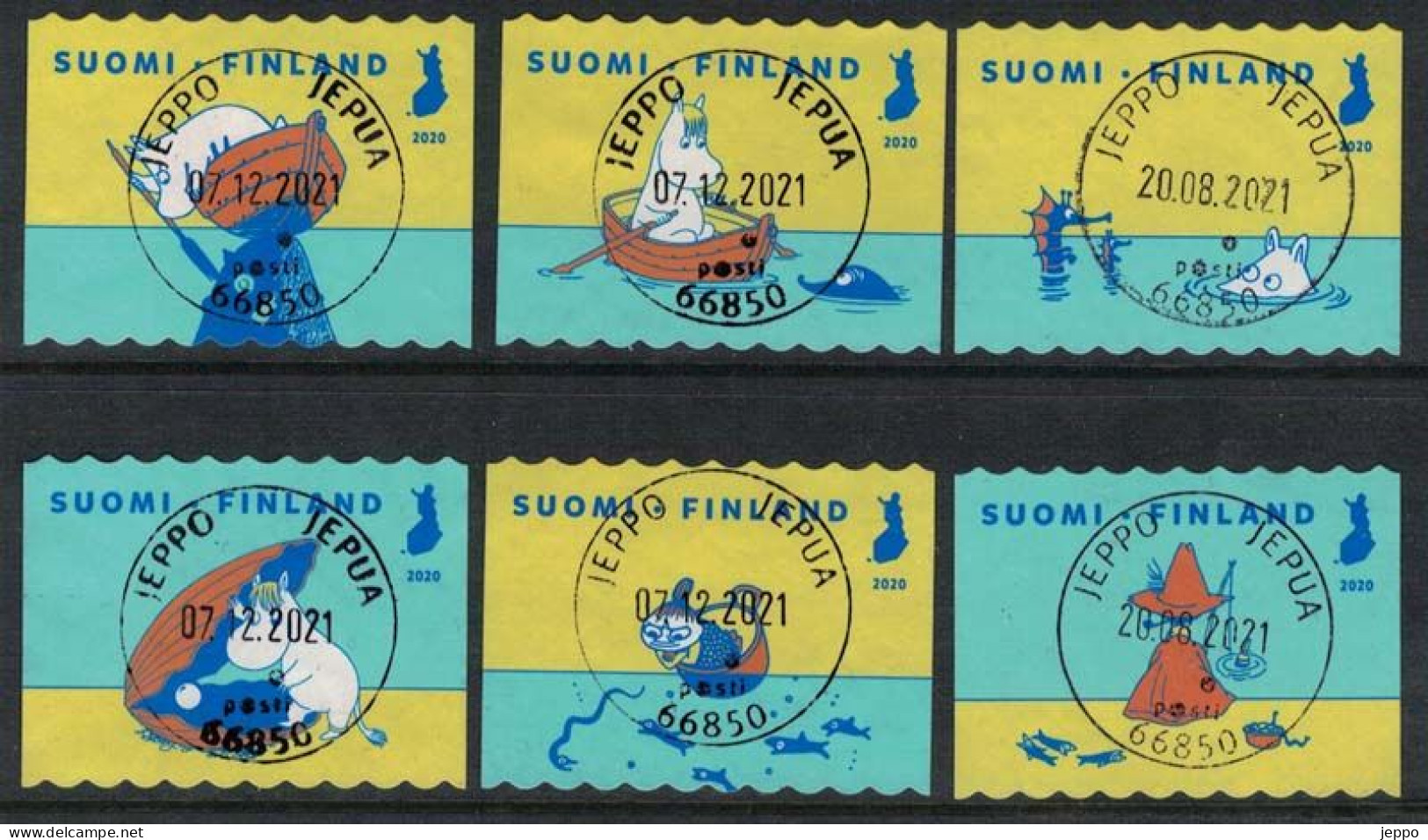 2020 Finland, Moomins - Oursea, Complete Fine Used Set. - Used Stamps