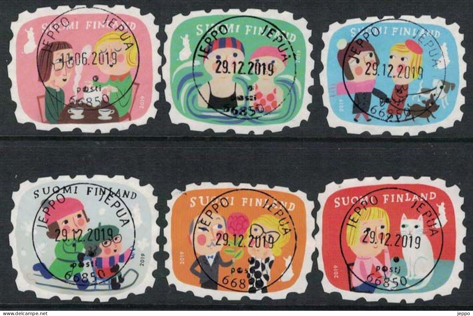 2019 Finland, Shared Joy, Complete Fine Used Set. - Oblitérés