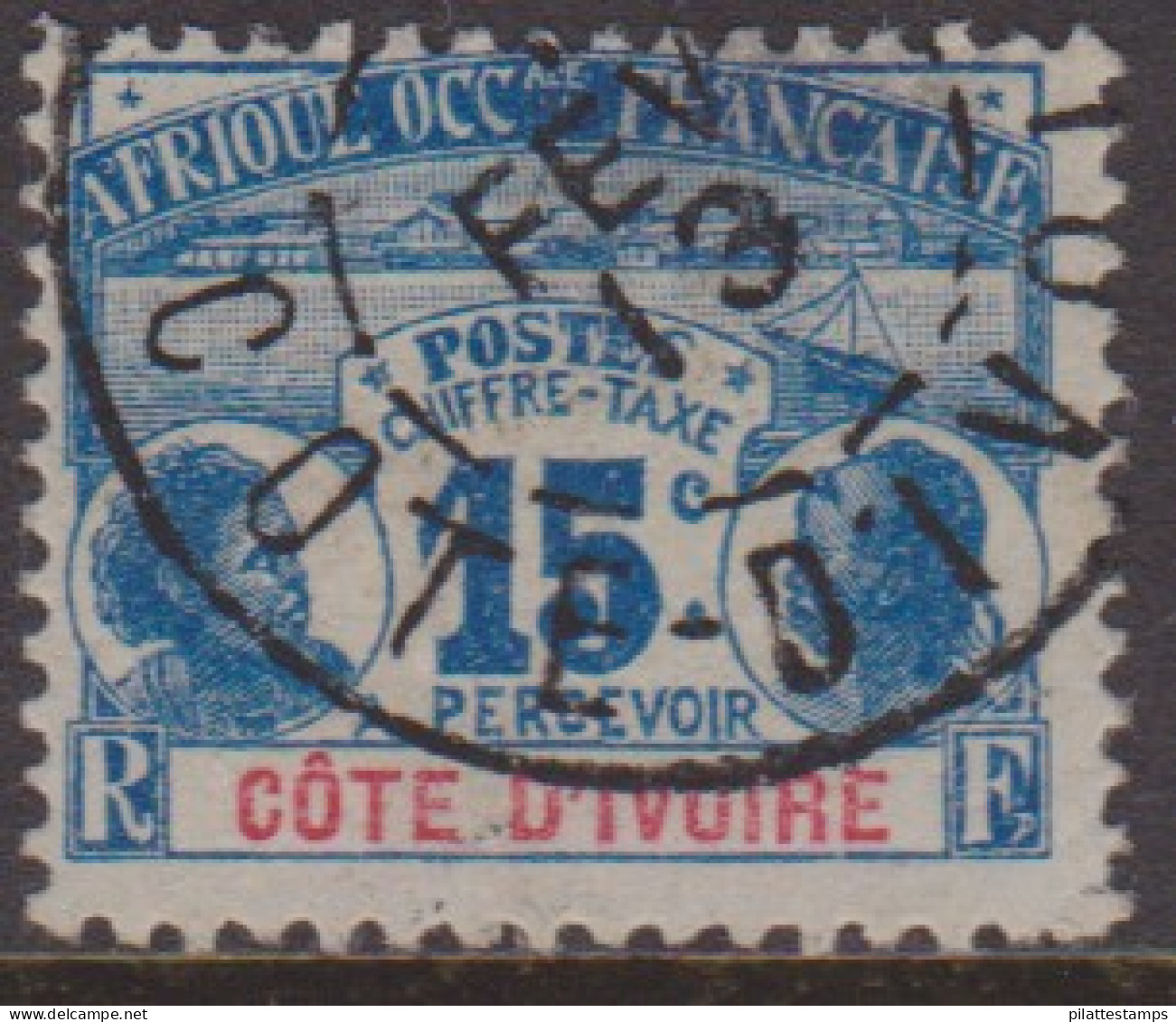 Côte D'ivoire Taxe  3 Obl - Other & Unclassified