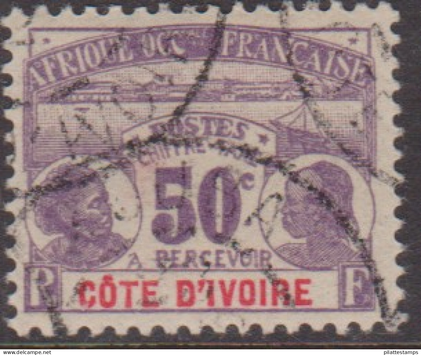 Côte D'ivoire Taxe  6 Obl - Autres & Non Classés