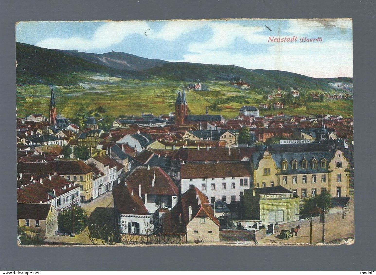 CPA - Allemagne - Neustadt (Haardt) - Colorisée - Circulée En 1928 - Te Identificeren