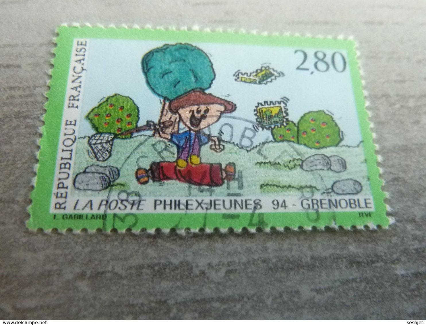 Grenoble - Philexjeunes - 2f.80 - Yt 2877 - Multicolore - Oblitéré - Année 1994 - - Gebraucht