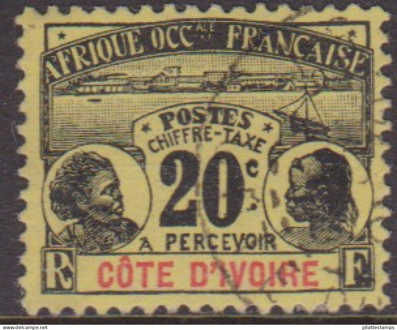 Côte D'ivoire Taxe  4 Obl - Other & Unclassified