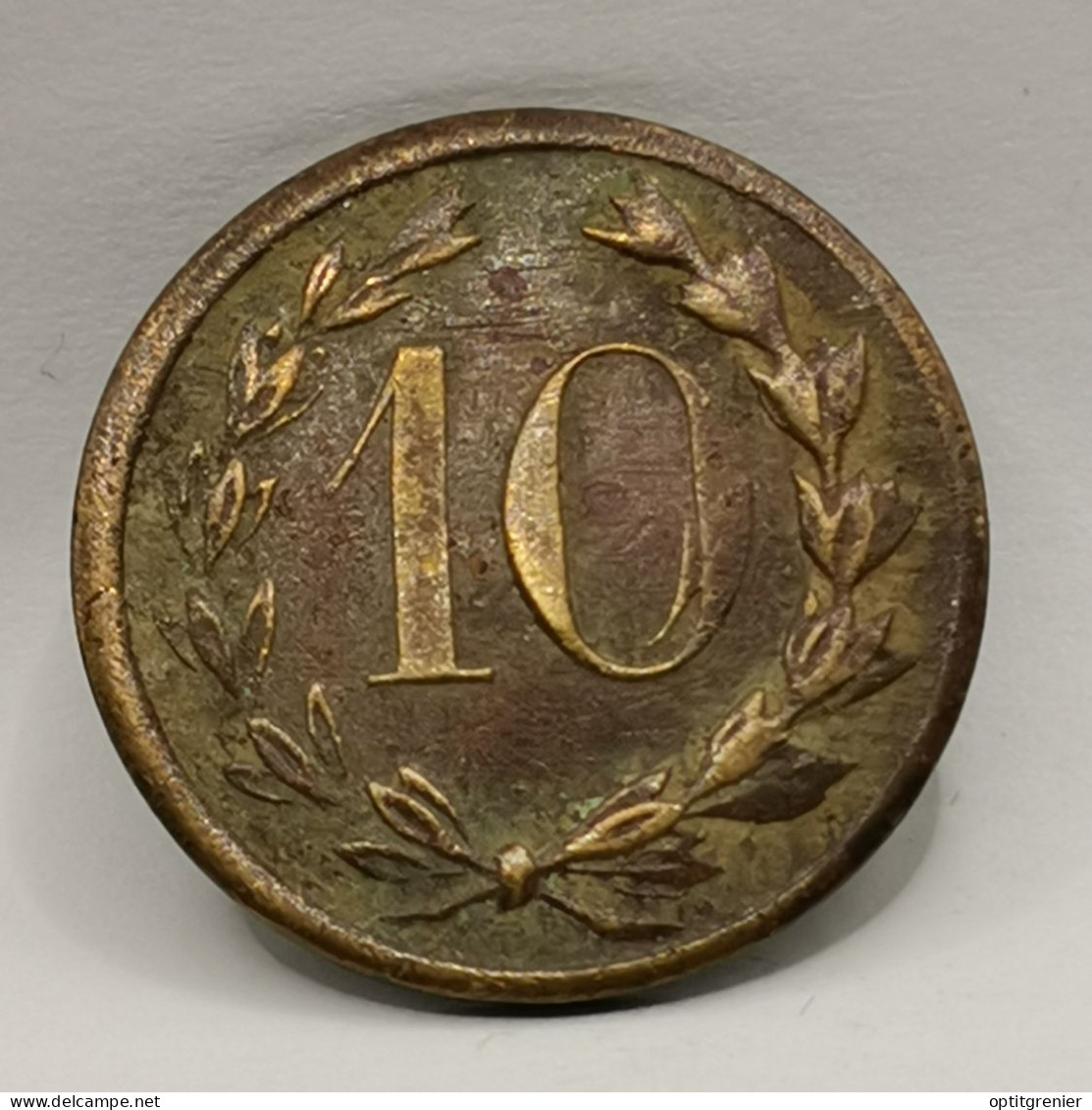 JETON 10 FRANCS / MONNAIE DE JEU - Monétaires / De Nécessité