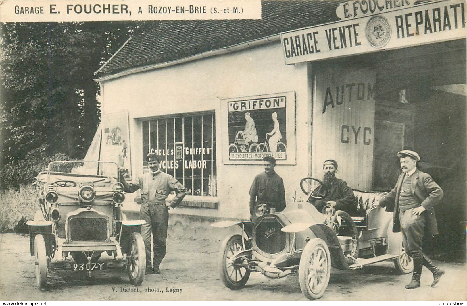 SEINE ET MARNE  ROZOY EN BRIE   Garage E.FOUCHER  Automobiles - Rozay En Brie