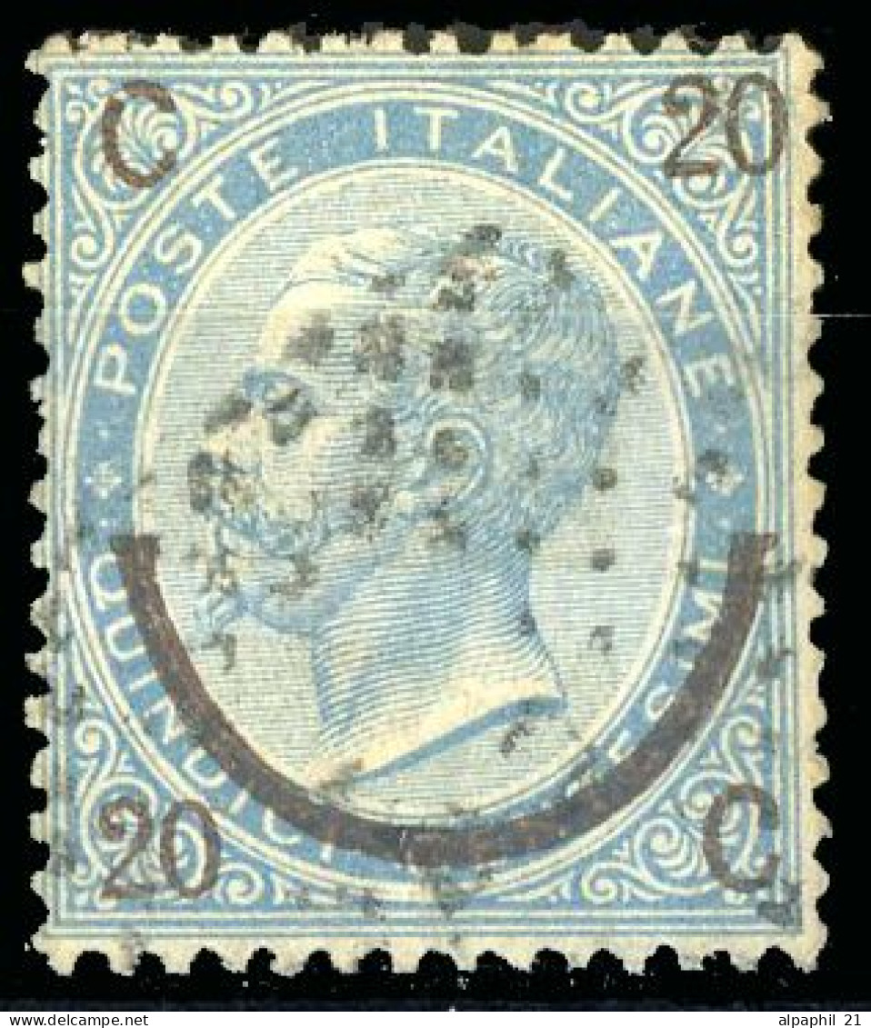 Italia: Overprint Horseshoe, Third Type, 1865 - Oblitérés