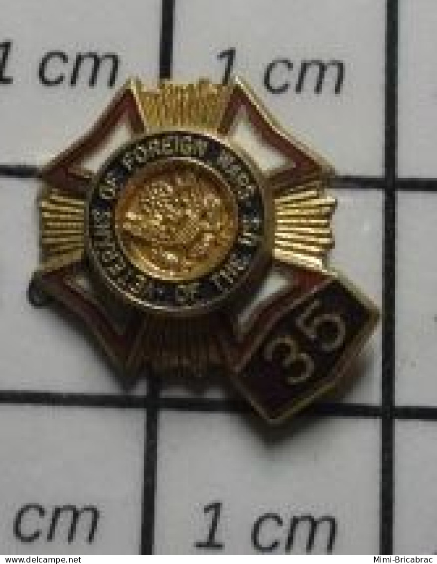 222 Pin's Pins / Beau Et Rare / MILITARIA / VFW: The Veterans Of Foreign Wars Of The U.S. DEPARTMENT OF EUROPE - Army