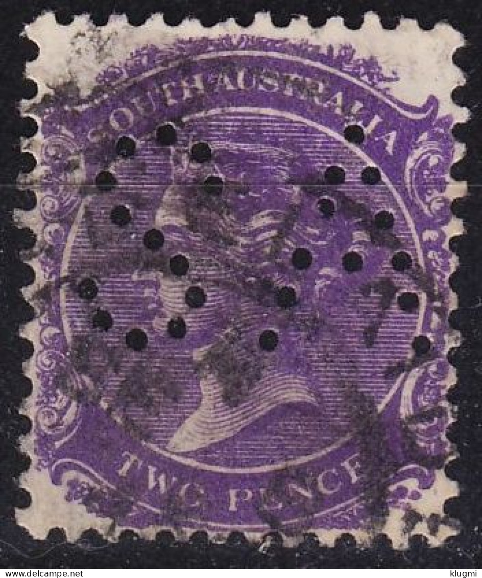 AUSTRALIEN AUSTRALIA [Südaustralien] MiNr 0109 ( O/used ) [01] Perfin - Gebraucht