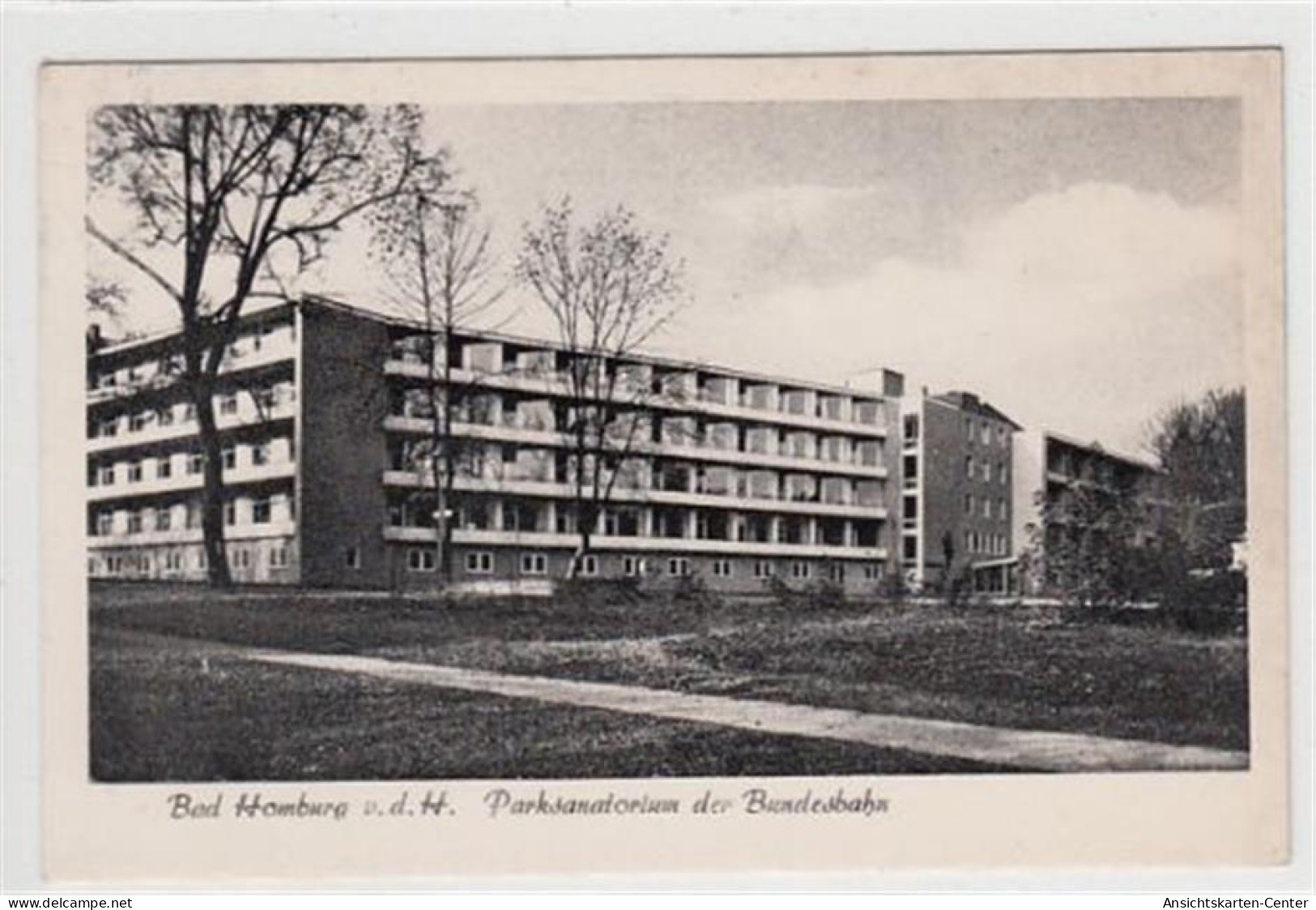 39092902 - Bad Homburg. Parksanatorium Der Bundesplan Gelaufen, 1961. Leicht Fleckig, Sonst Gut Erhalten - Bad Homburg
