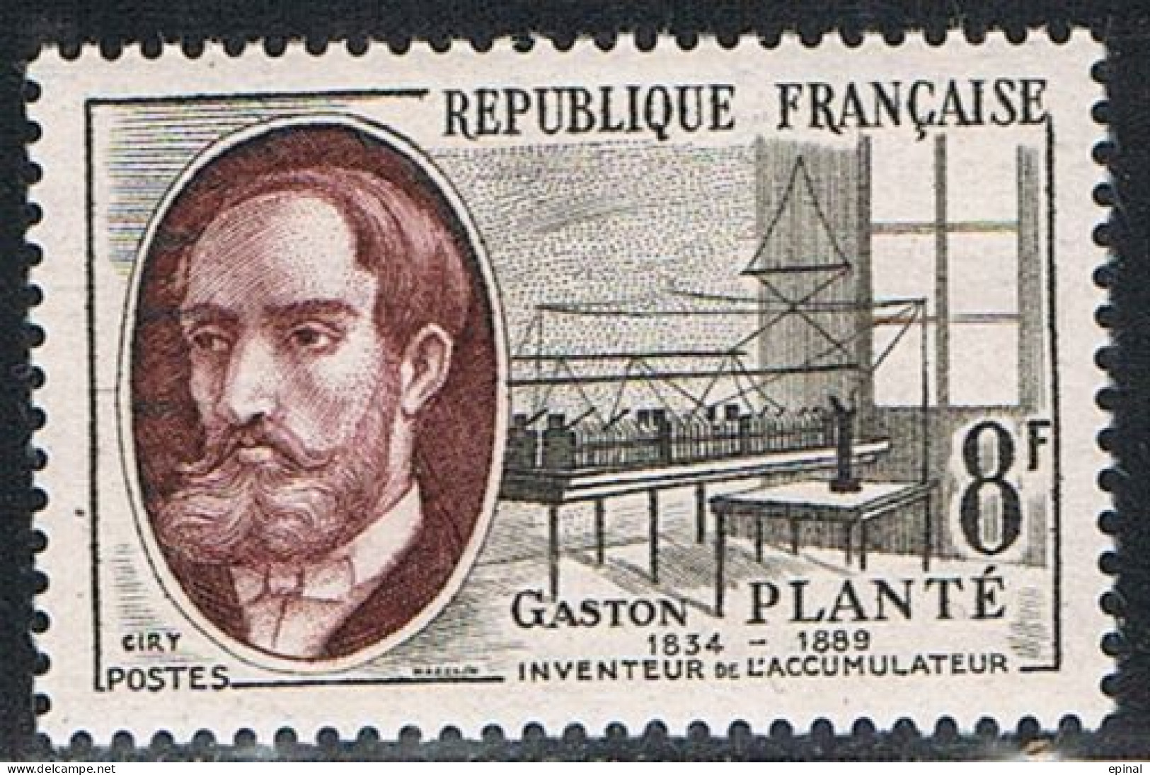 FRANCE : N° 1095 ** (Gaston Planté) - PRIX FIXE - - Nuovi