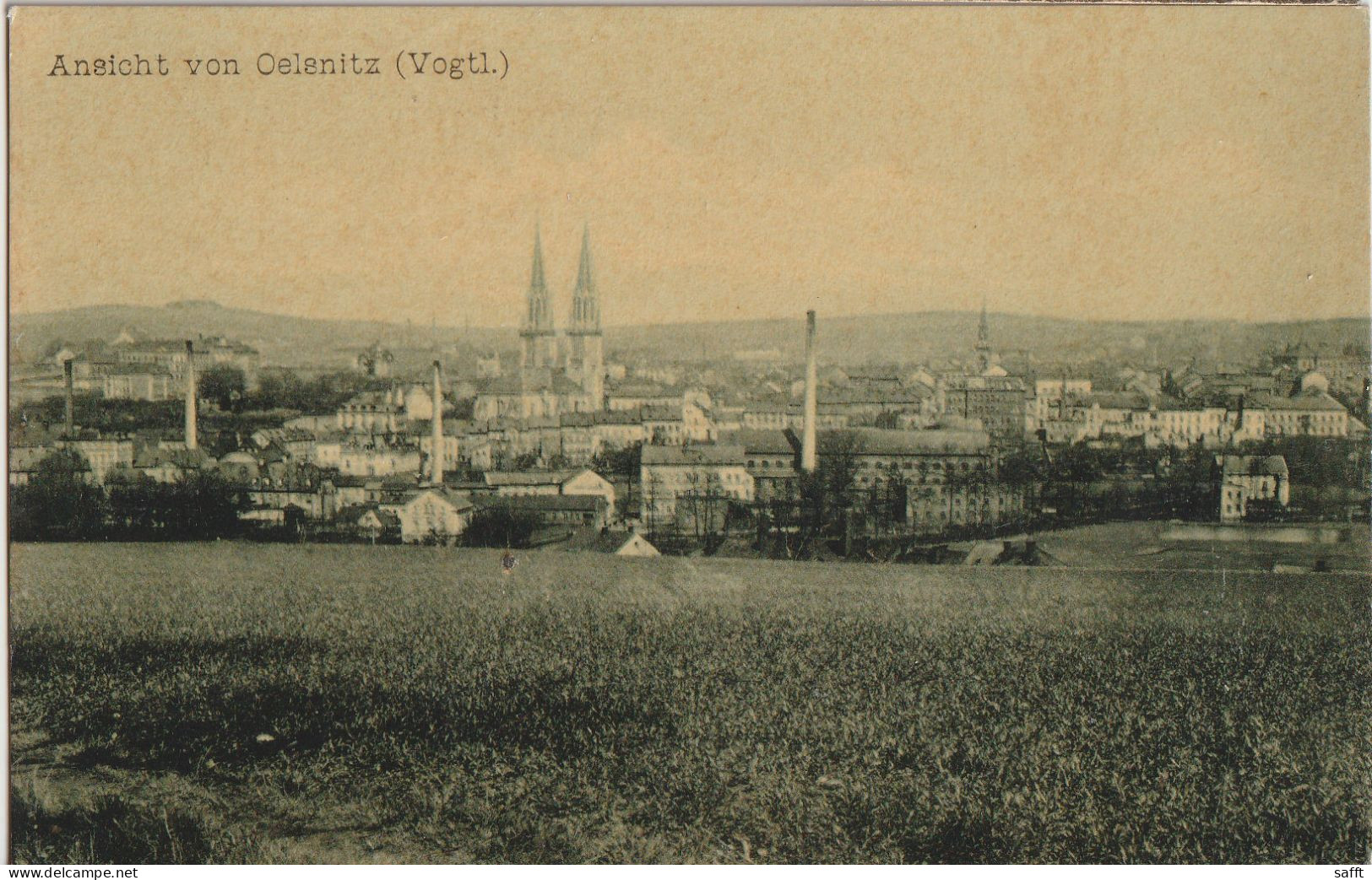 AK Oelsnitz/Vogtland, Totale Um 1910 - Oelsnitz I. Vogtl.