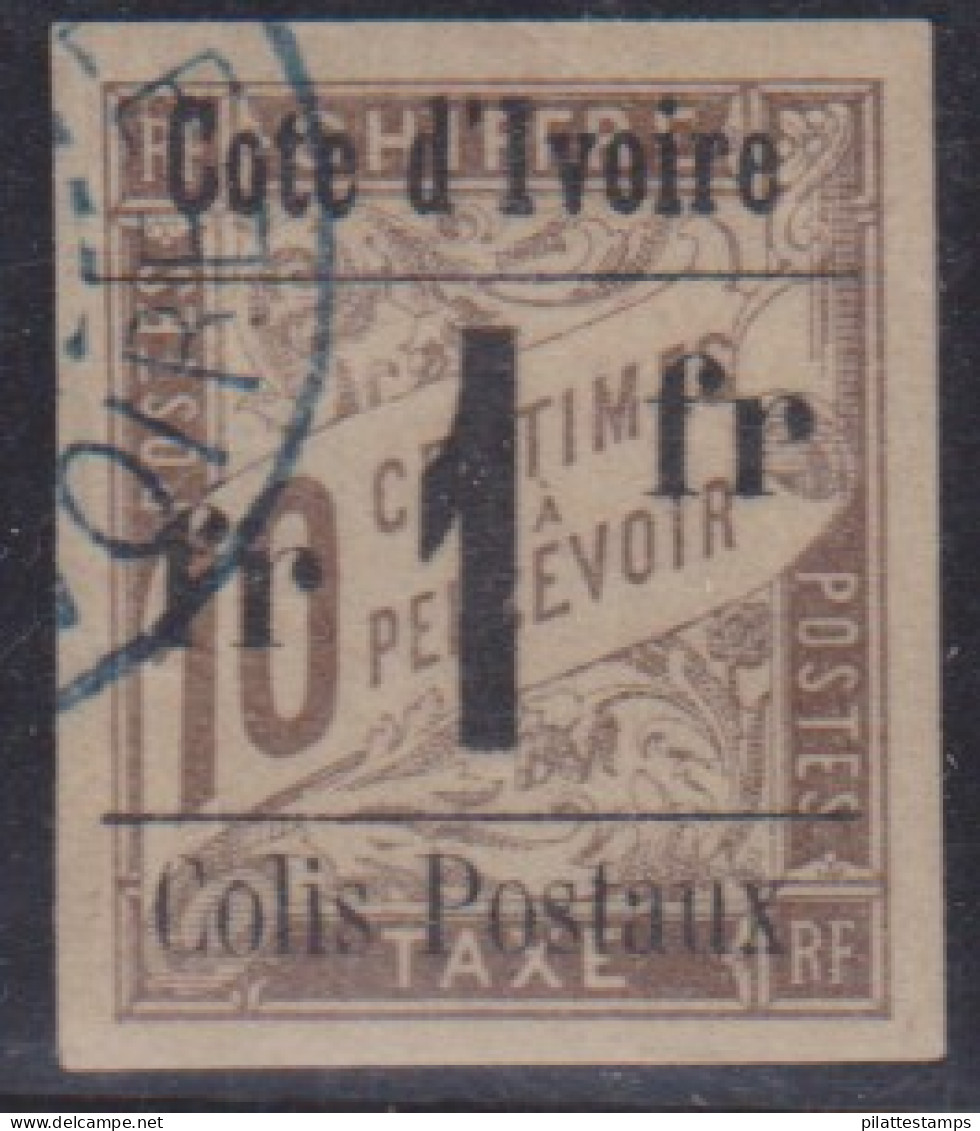 Côte D'ivoire Colis Postal  8b Obl - Autres & Non Classés