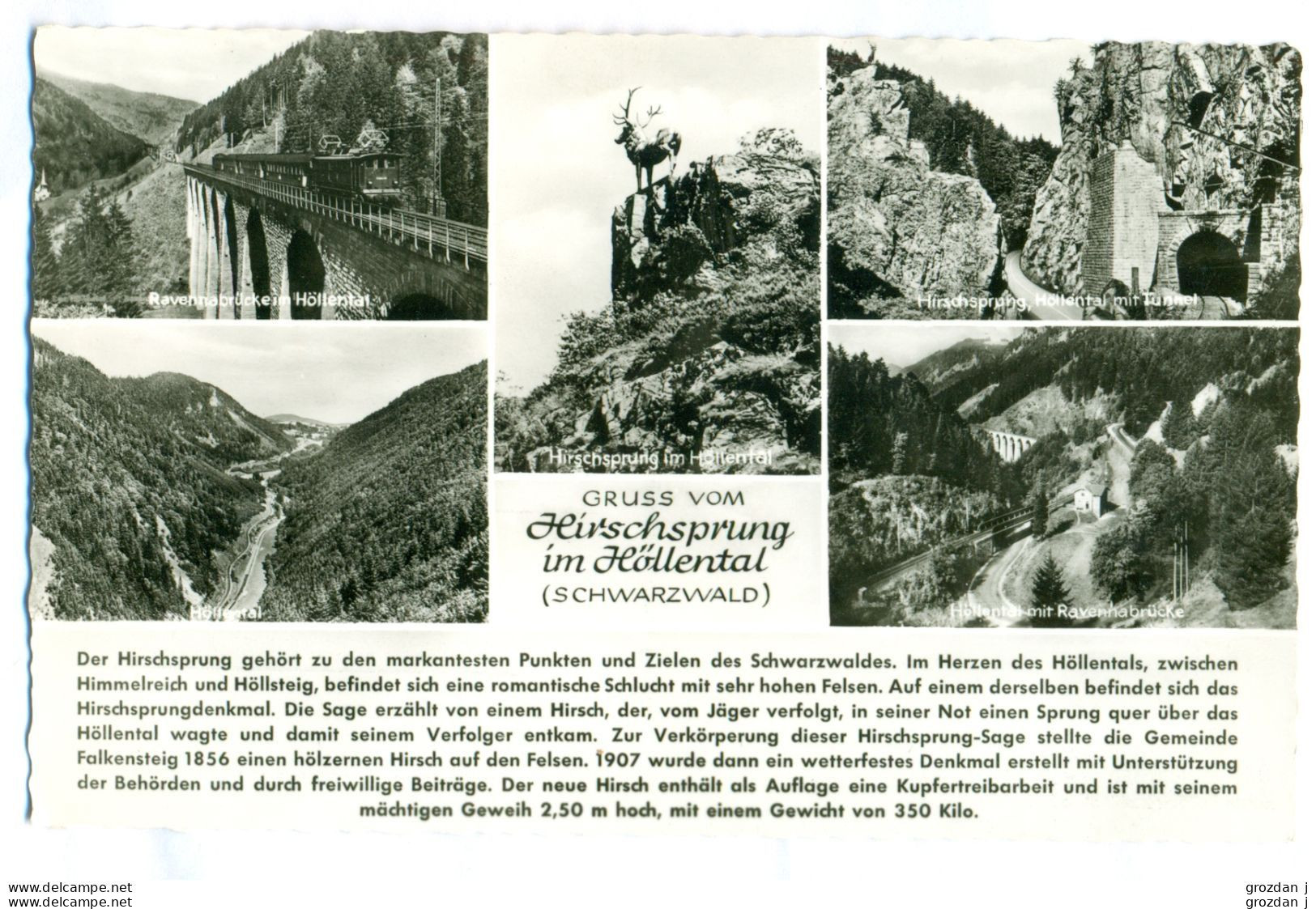 SPRING-CLEANING LOT (6 POSTCARDS), Höllental, Germany - Höllental