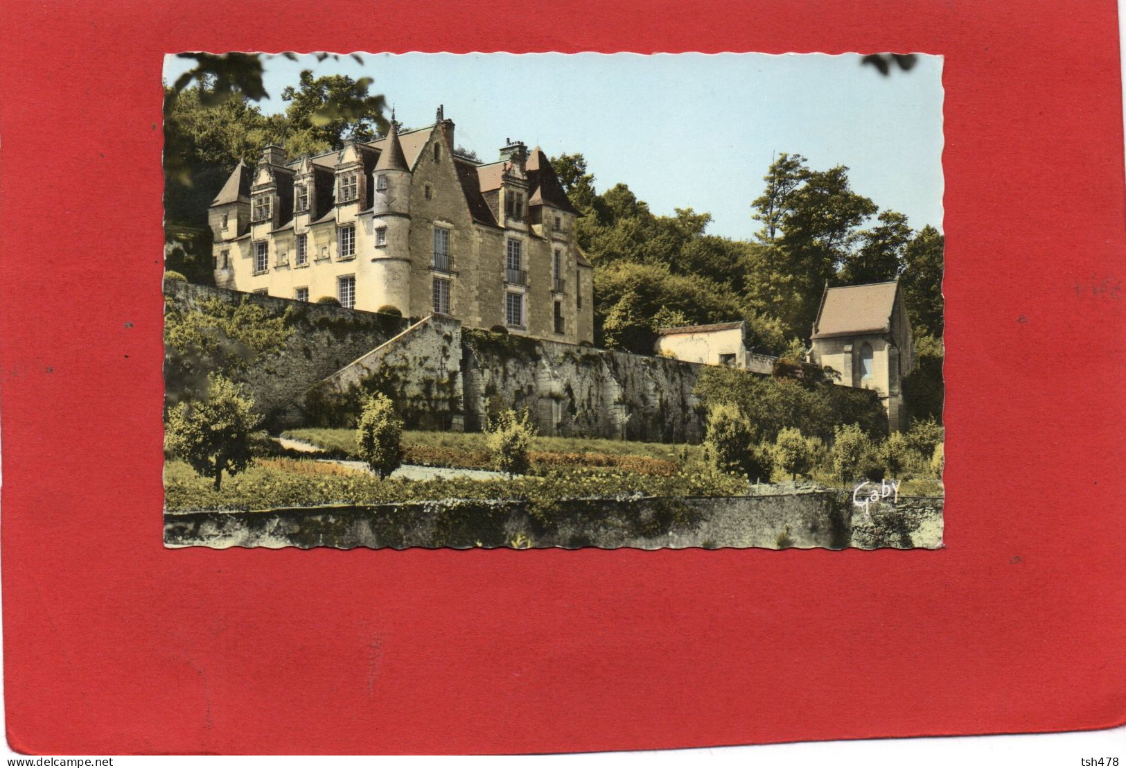 37----REUGNY---Le Château De La Côte édifié Par Marc De La Ruë---voir 2 Scans - Reugny