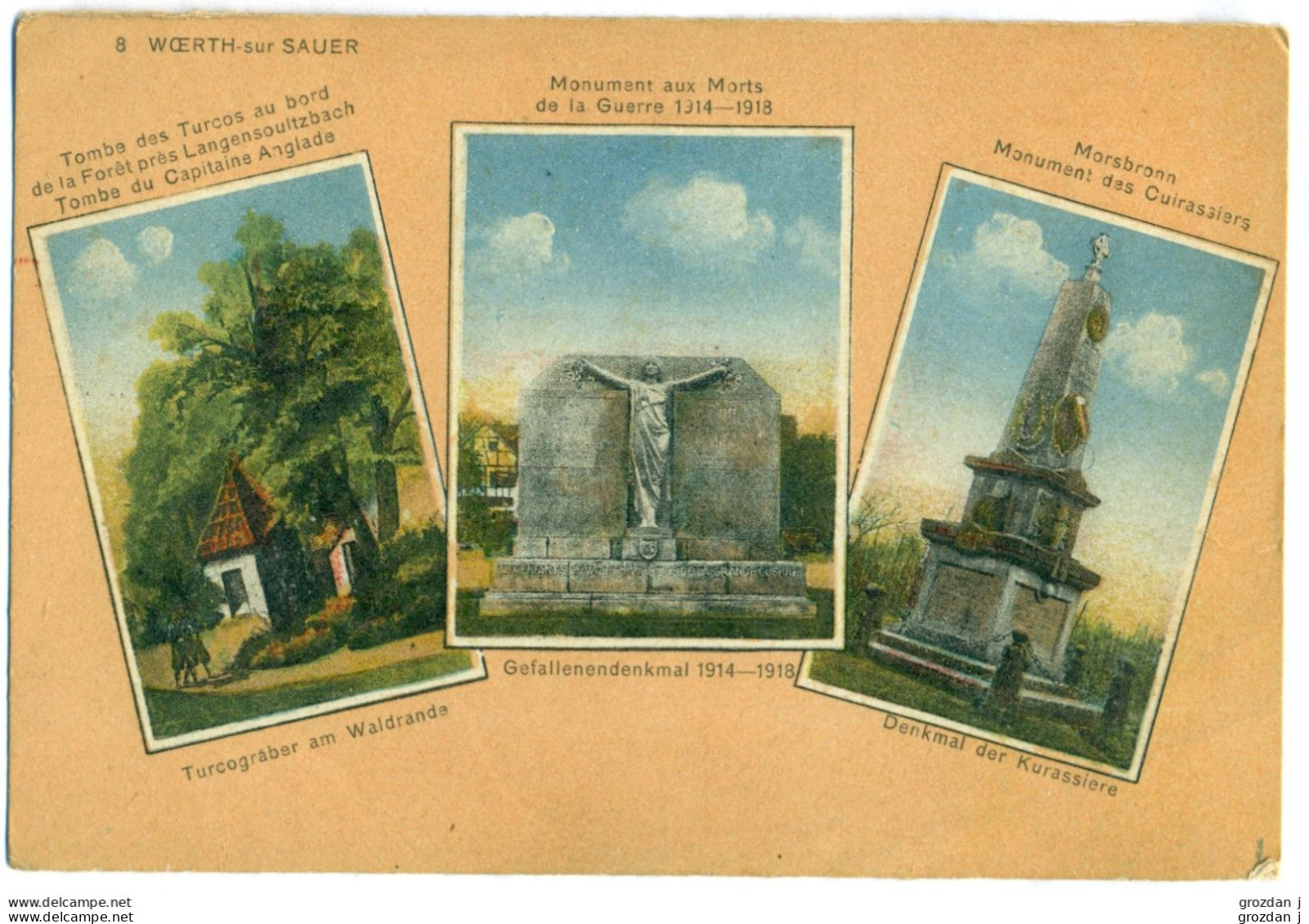 SPRING-CLEANING LOT (4 POSTCARDS), Woerth-sur-Sauer, France - Wörth