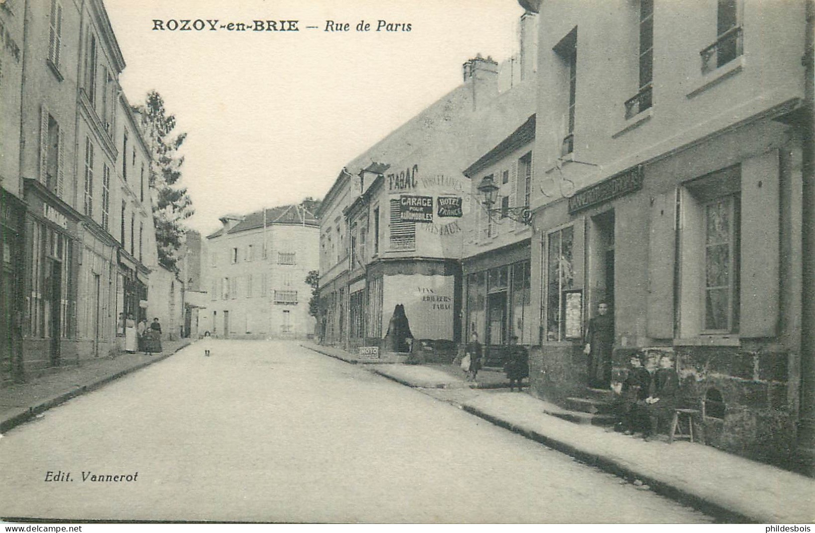SEINE ET MARNE  ROZOY EN BRIE  Rue De Paris - Rozay En Brie