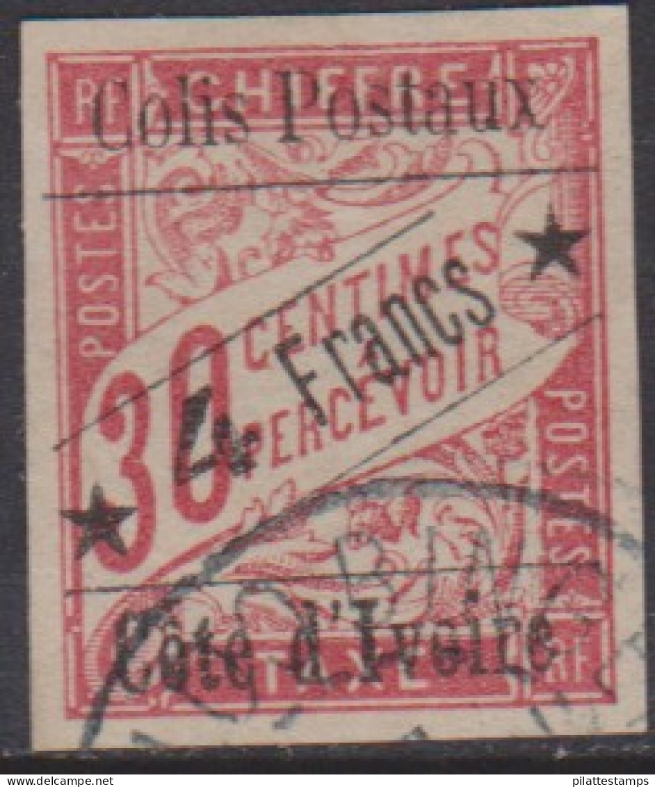 Côte D'ivoire Colis Postal 10a Obl - Autres & Non Classés